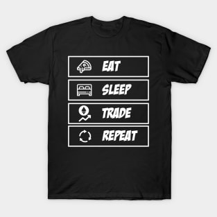 Eat Sleep Trade Ethereum Repeat T-Shirt